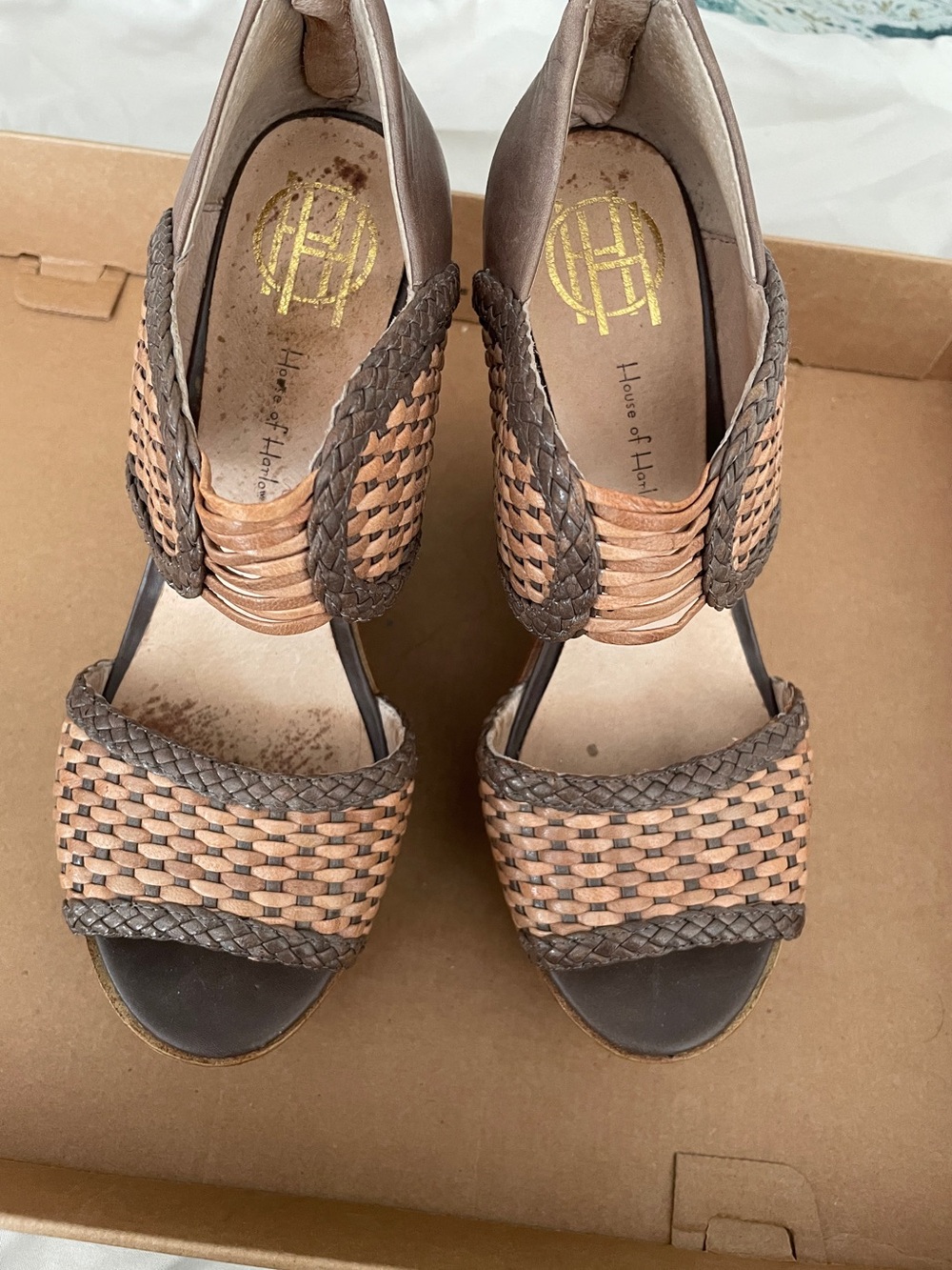 House of Harlow 1960 Eden Wedge Sandal - Picture 4 of 8